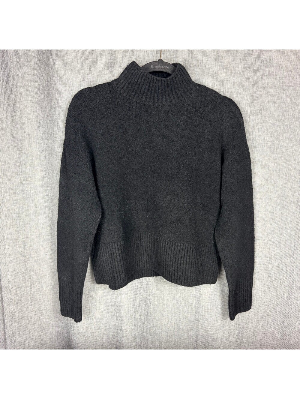 & Other Stories Paris Atelier Black Turtleneck Sweater Size US S